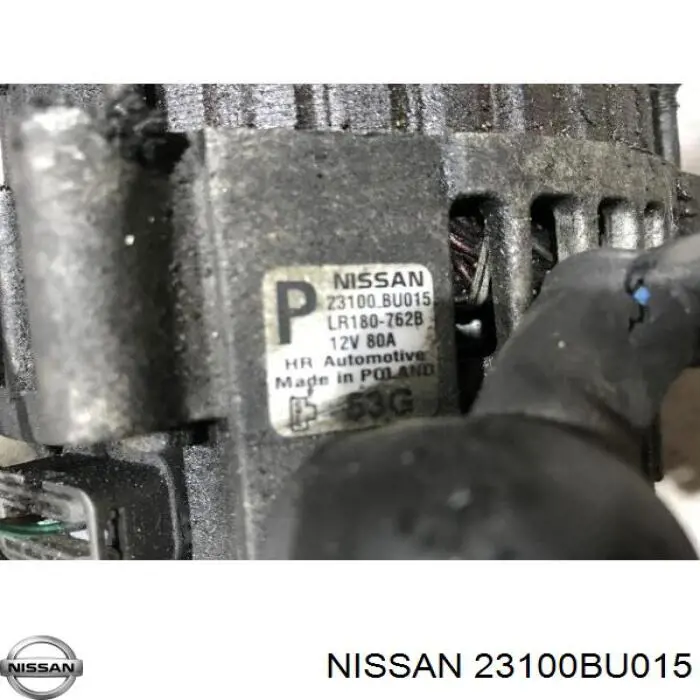 Alternador del motor Nissan/Infiniti 23100BU015 precio, desde 77,14 EUR
