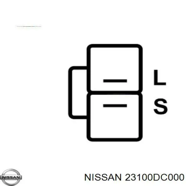 23100DC000 Nissan alternador