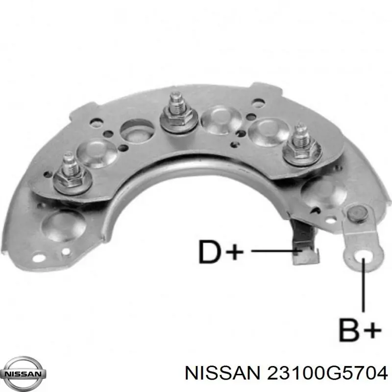 23100G5704 Nissan alternador