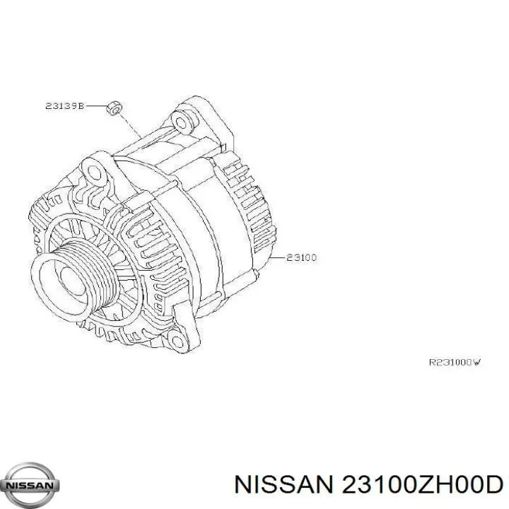 Comprar 23100ZH00C Nissan/Infiniti Dynamo
