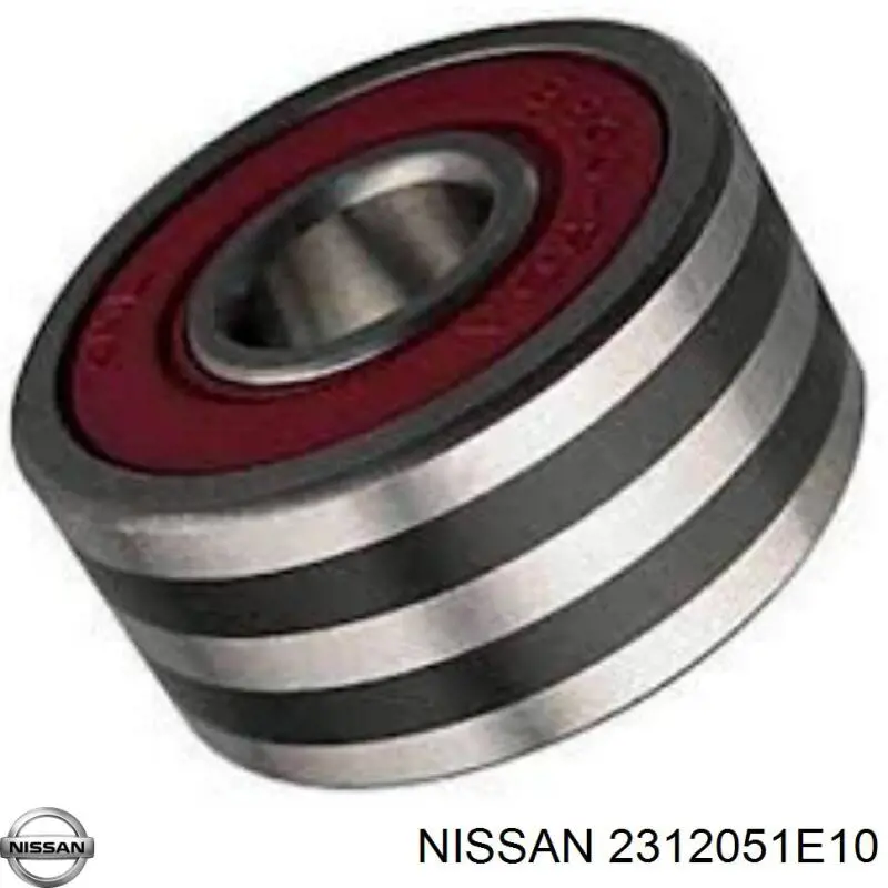 2312051E10 Nissan cojinete, alternador