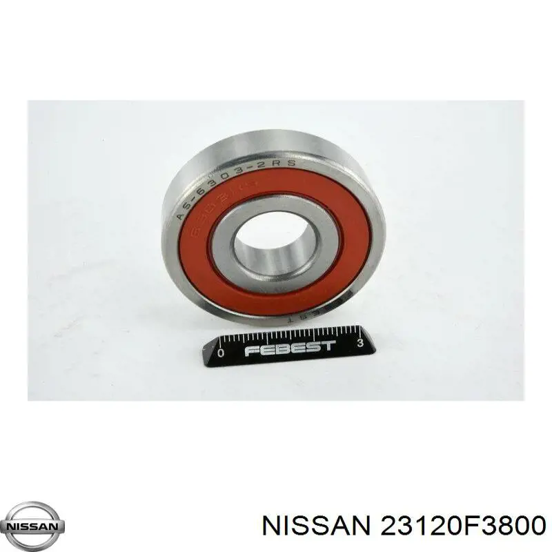 23120F3800 Nissan cojinete, alternador