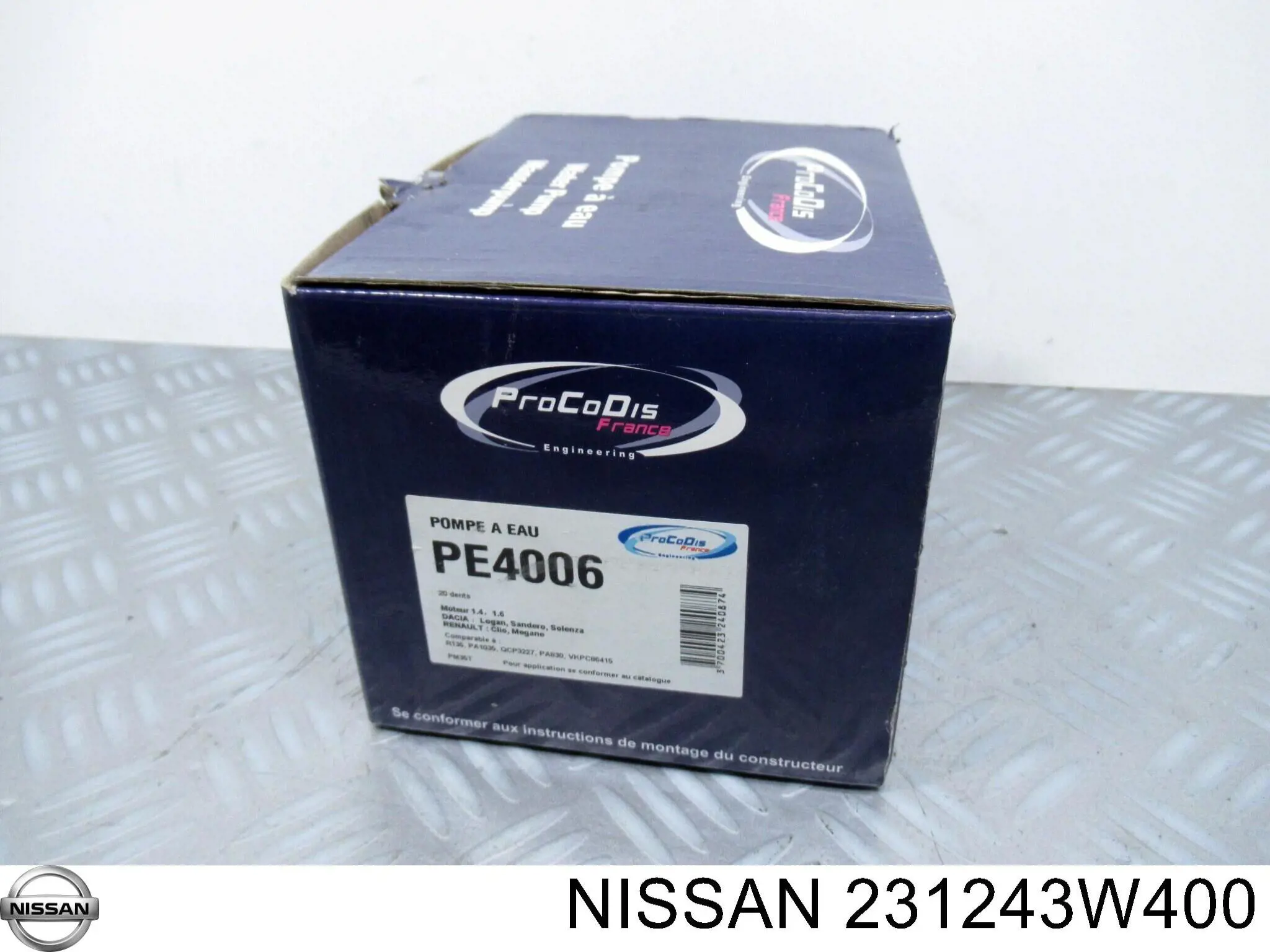 231243W400 Nissan regulador de rele del generador (rele de carga)