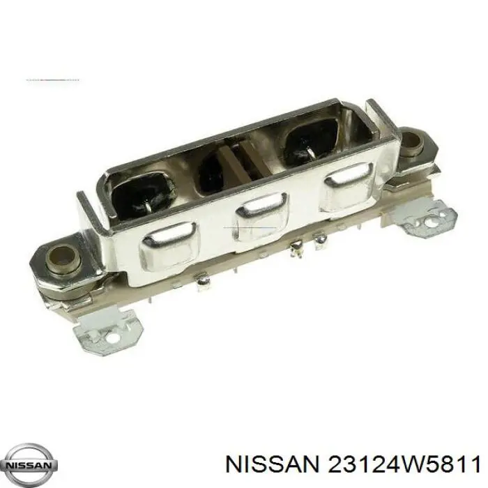 23124W5811 Nissan alternador diodo puente rectificador