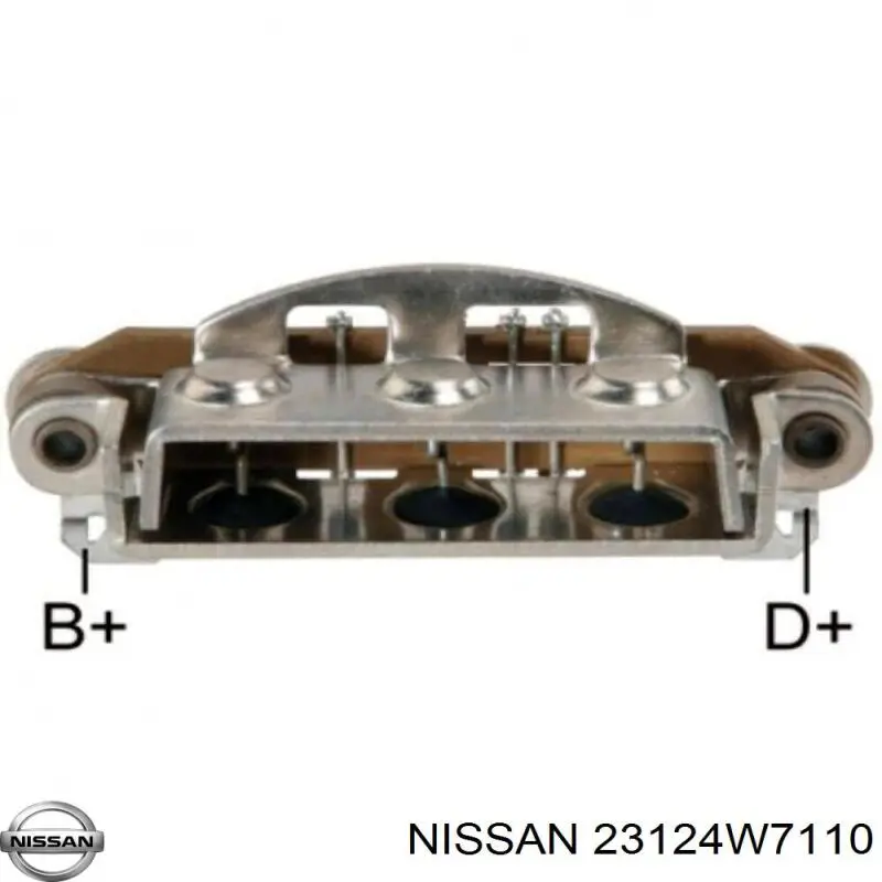 23124W7110 Nissan alternador diodo puente rectificador