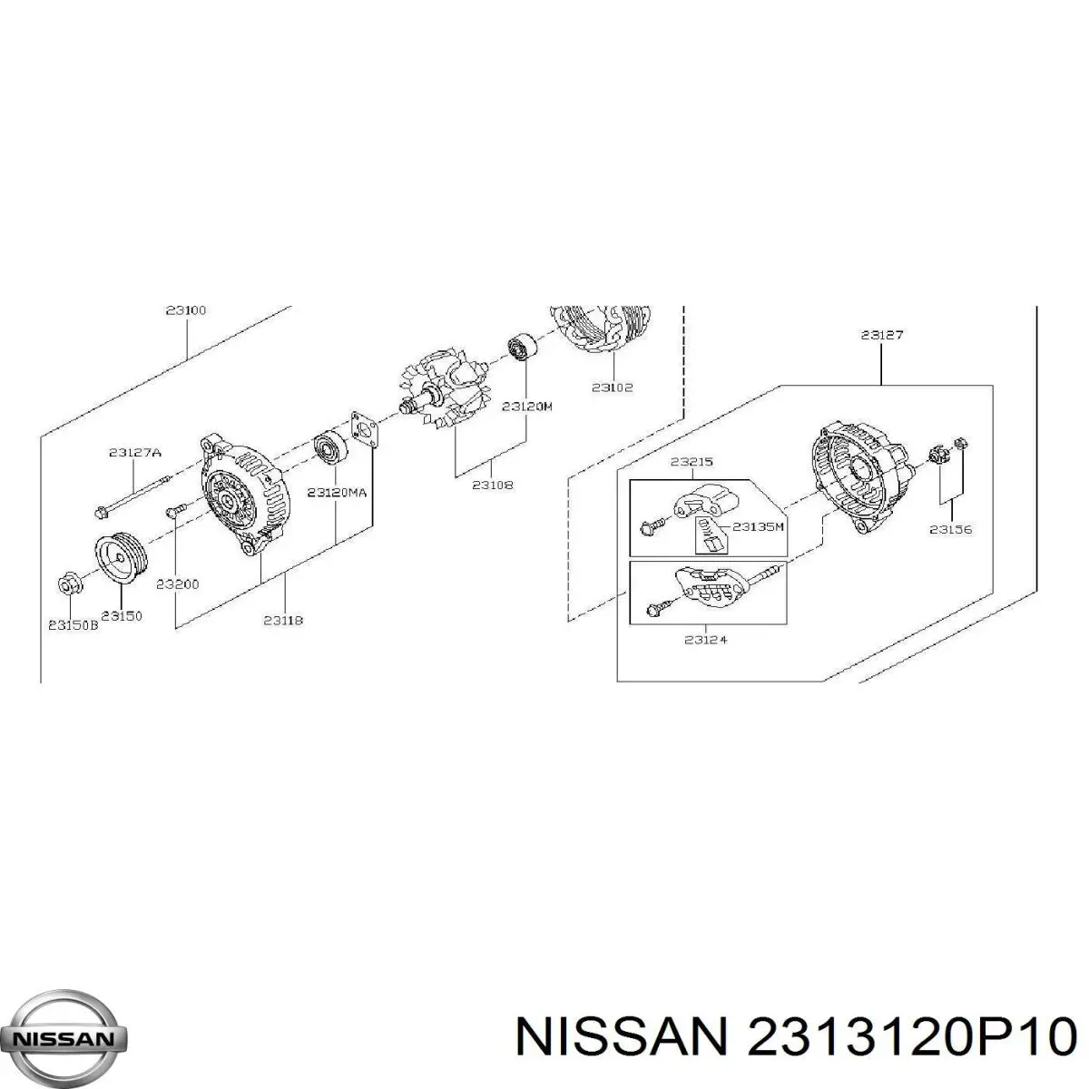 Comprar 2313120P10 Nissan/Infiniti 