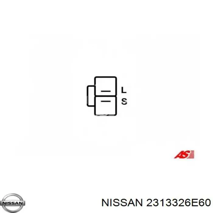 2313326E60 Nissan regulador del alternador