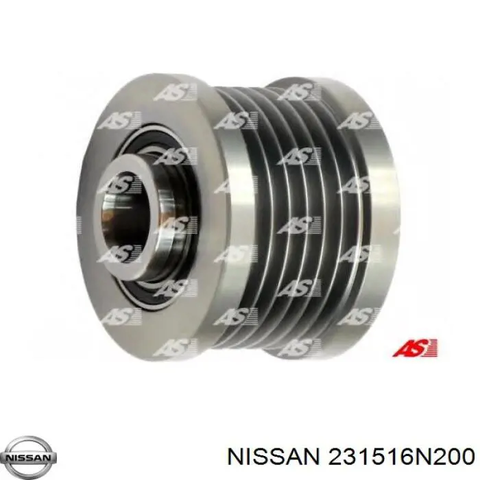 Comprar 231516N200 Nissan/Infiniti Rueda libre del alternador