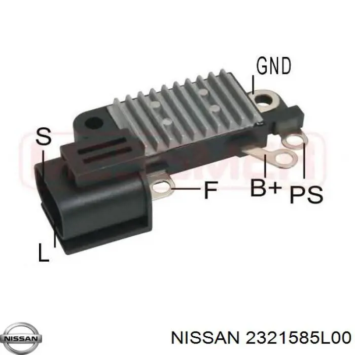 Regulador del alternador para Nissan Vanette (C23)