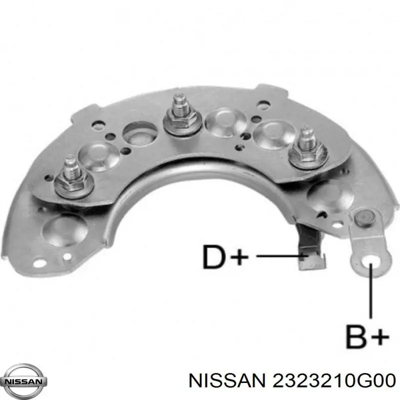 2323210G00 Nissan alternador diodo puente rectificador