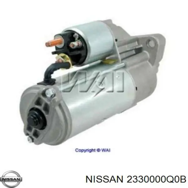 Motor de arranque 2330000Q0B Nissan/Infiniti