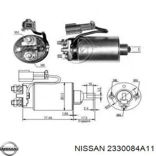 2330084A11 Nissan motor de arranque