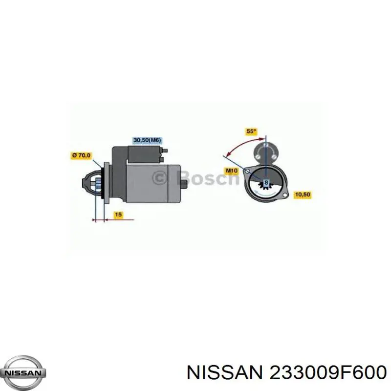 Burro de arranque  Nissan/Infiniti 233009F600 precio, desde 72,58 EUR