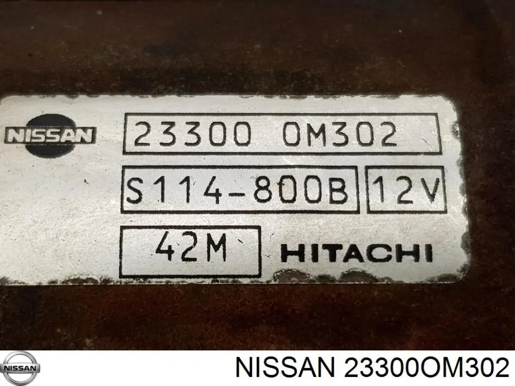 Burro de arranque  Nissan/Infiniti 23300OM302 precio, desde 68,24 EUR