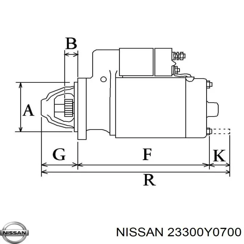 23300Y0700 Nissan