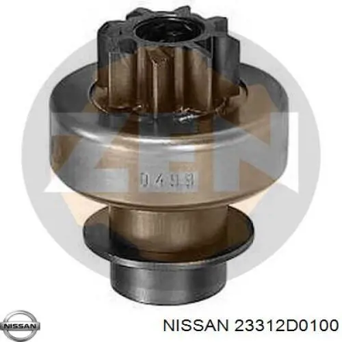 23312D0100 Nissan bendix, motor de arranque