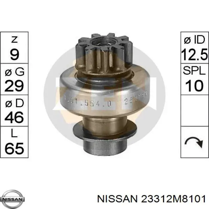 Bendix de coche Nissan/Infiniti 23312M8101 precio, desde 16,17 EUR