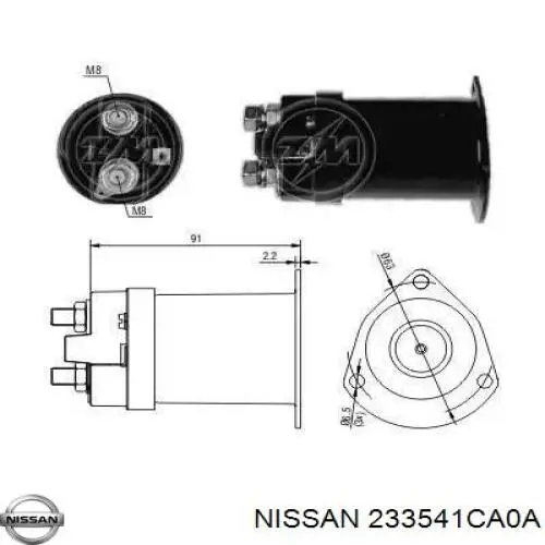 233541CA0A Nissan bendix