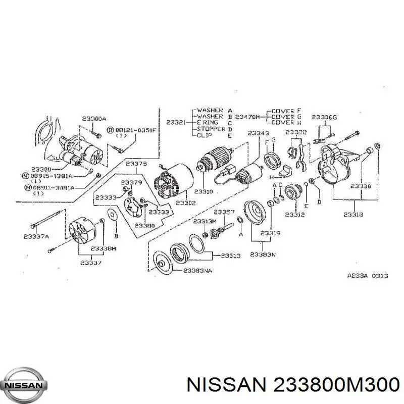 233800M300 Nissan