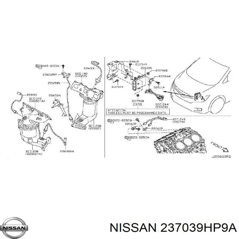 237039HP9A Nissan