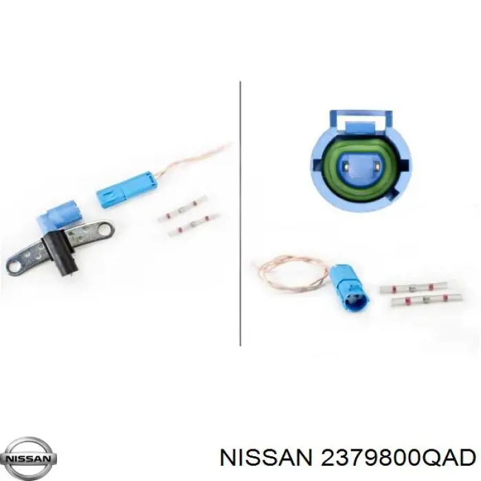 2379800QAD Nissan sensor de posición del cigüeñal