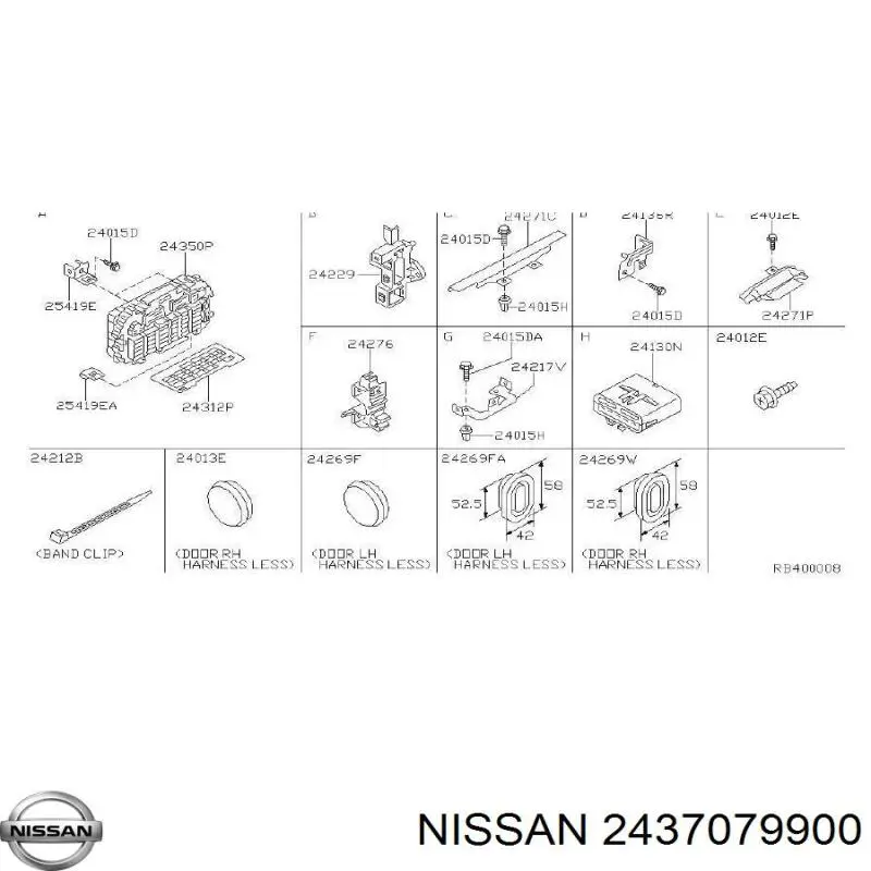 2437079900 Nissan fusible