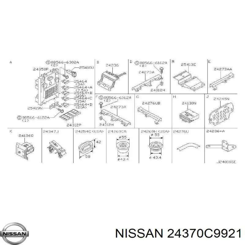 24370C9921 Nissan