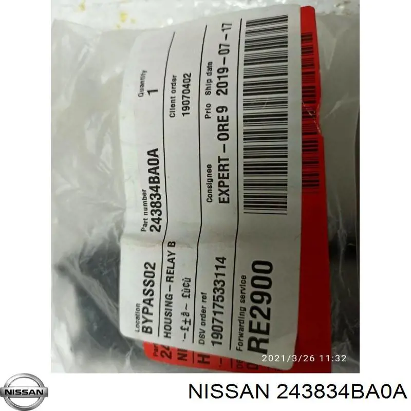 243834BA0A Nissan