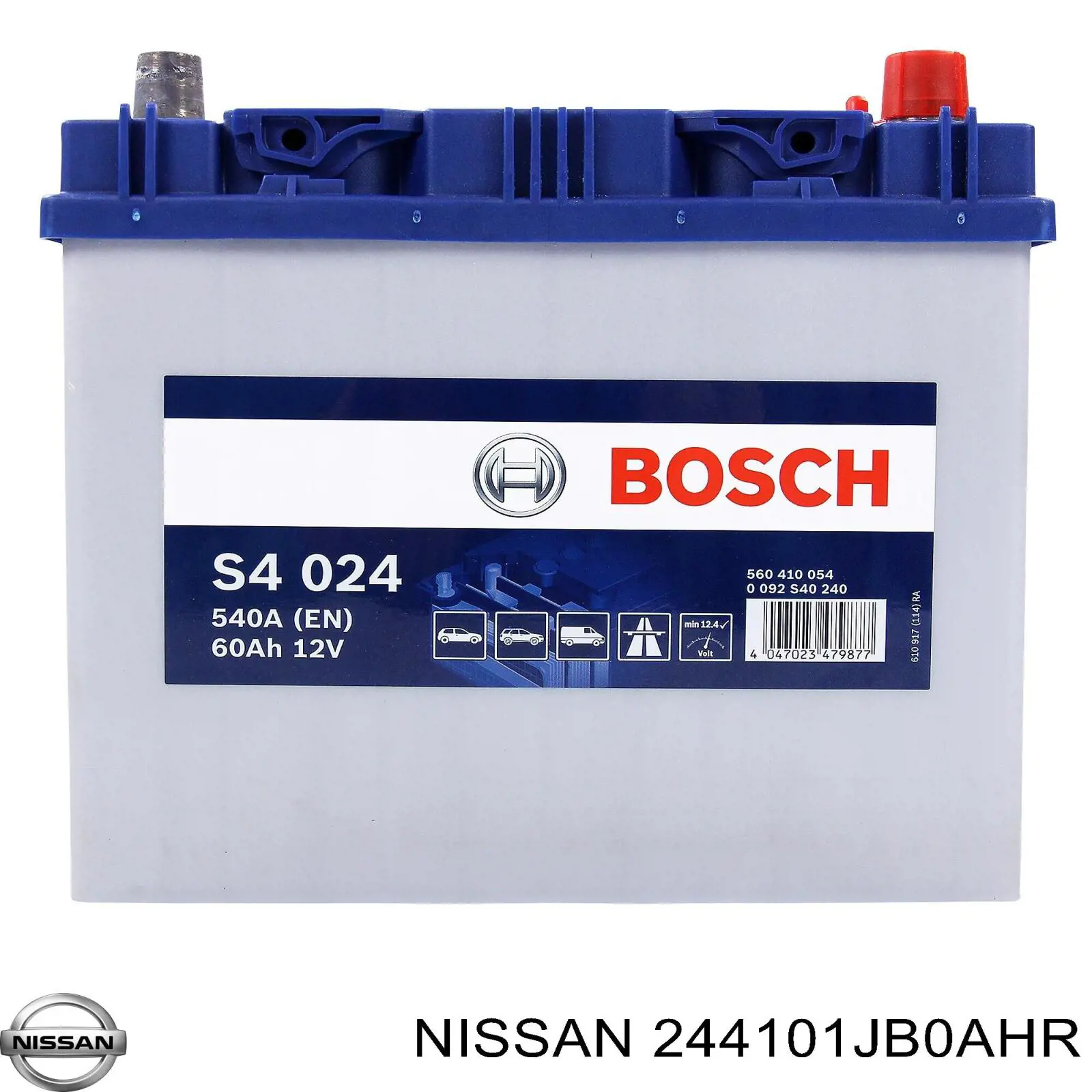 Batería 244101JB0AHR Nissan/Infiniti