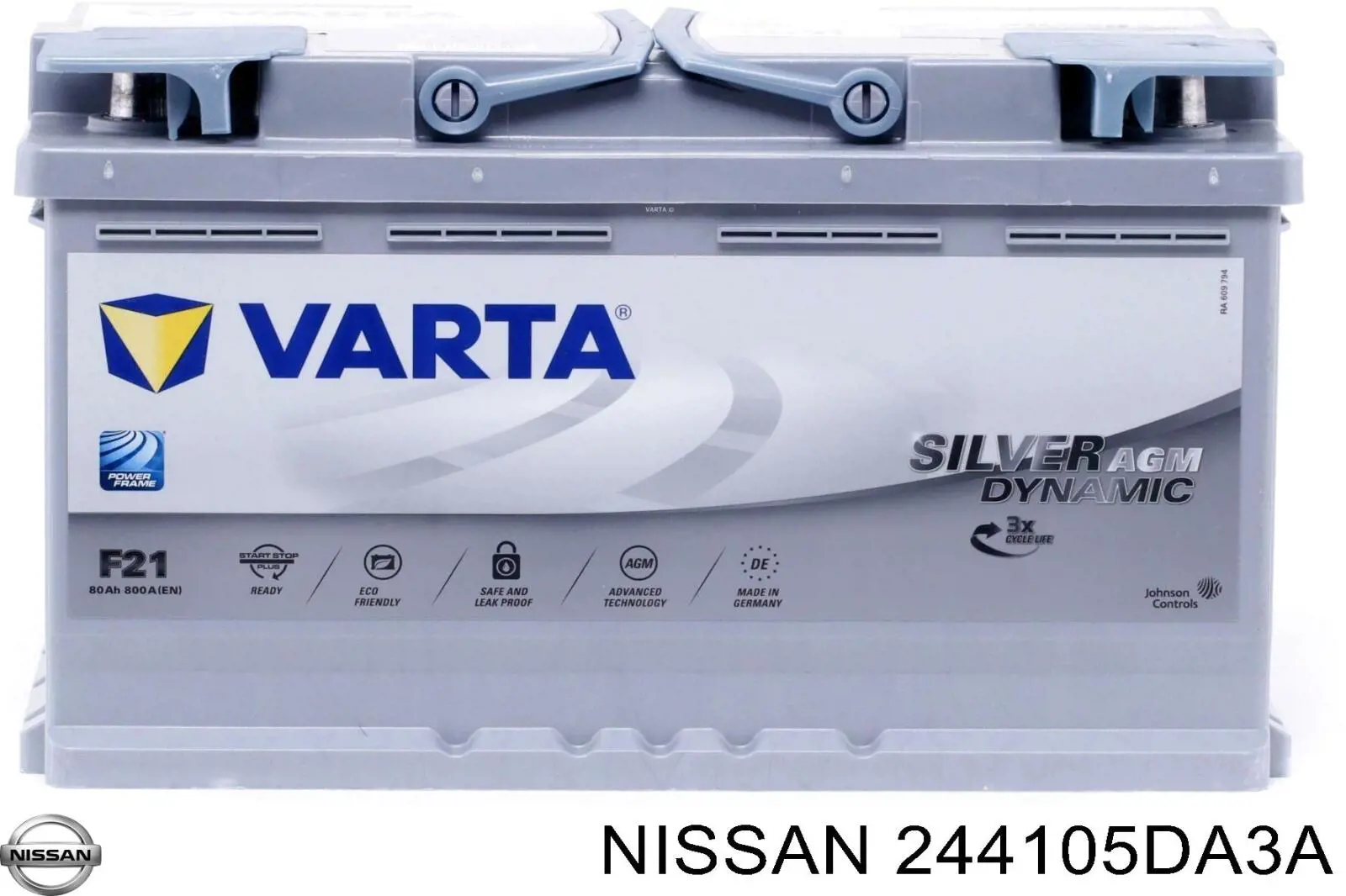 Comprar 244105DA3A Nissan/Infiniti Batería de coche