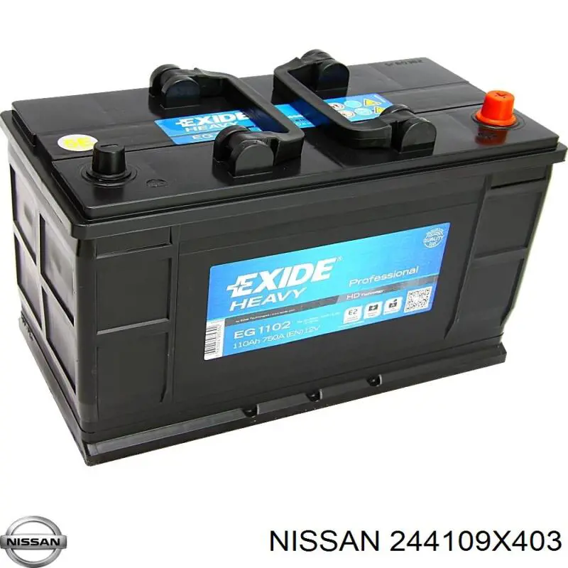 Batería de Arranque Nissan (244109X403)