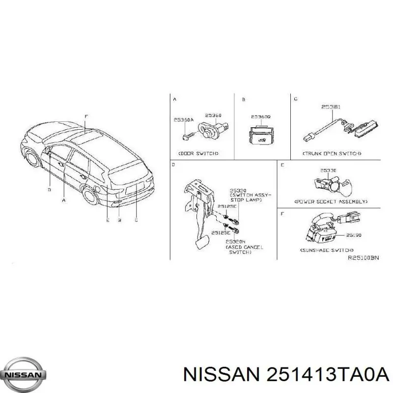 251413TA0A Nissan