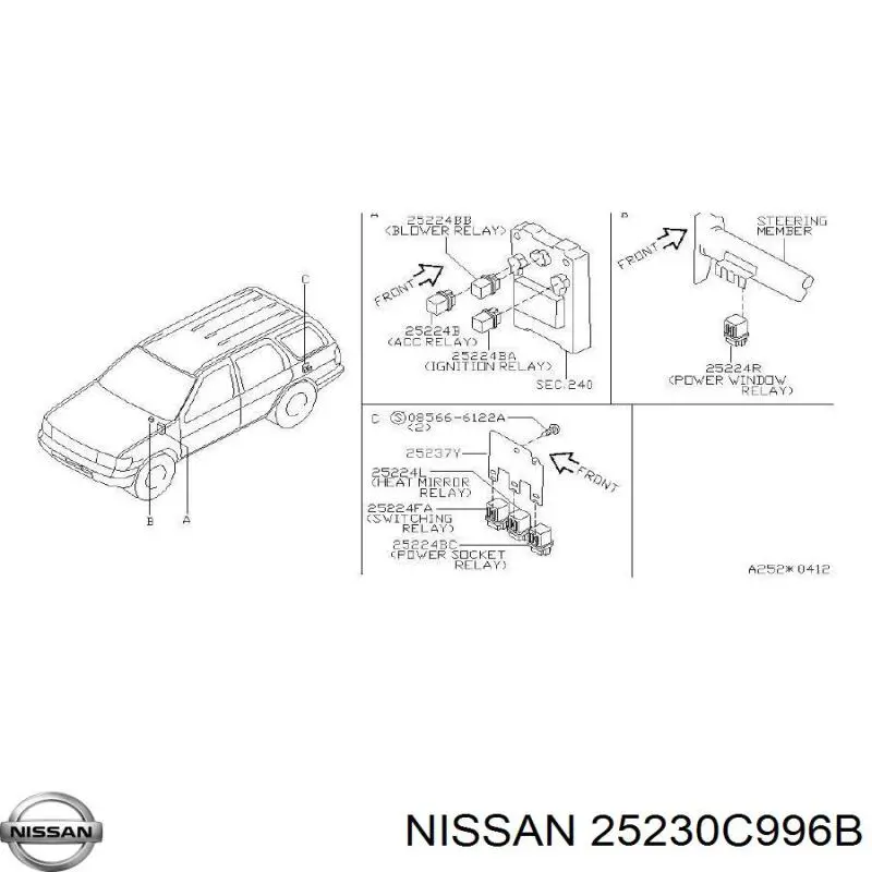  Nissan/Infiniti 25230C996B