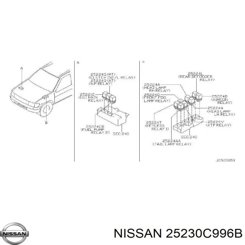 25230C996B Nissan/Infiniti 