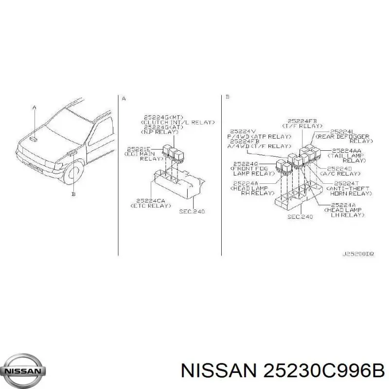 25230C996B Nissan/Infiniti