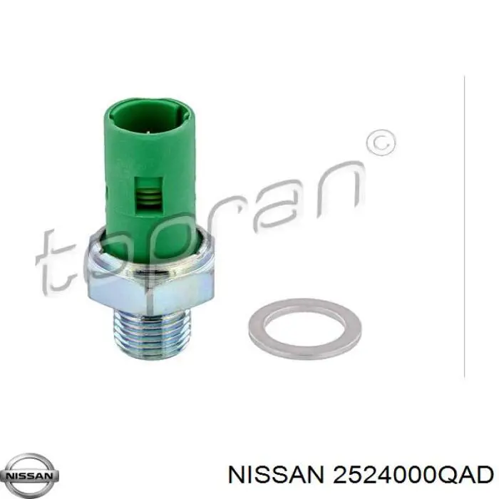 2524000QAD Nissan sensor de presión de aceite