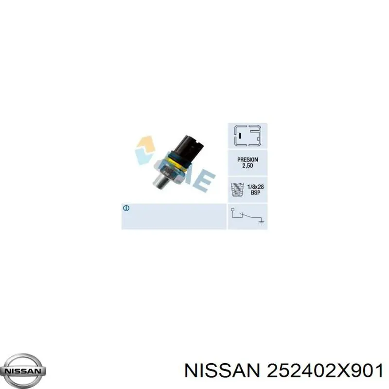N561N17 NPS sensor de presión de aceite