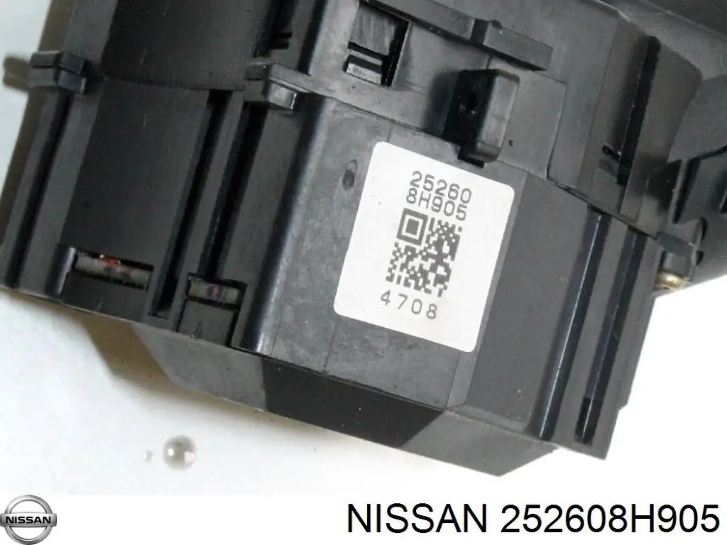 Conmutador derecho de la columna de dirección 252608H905 Nissan/Infiniti