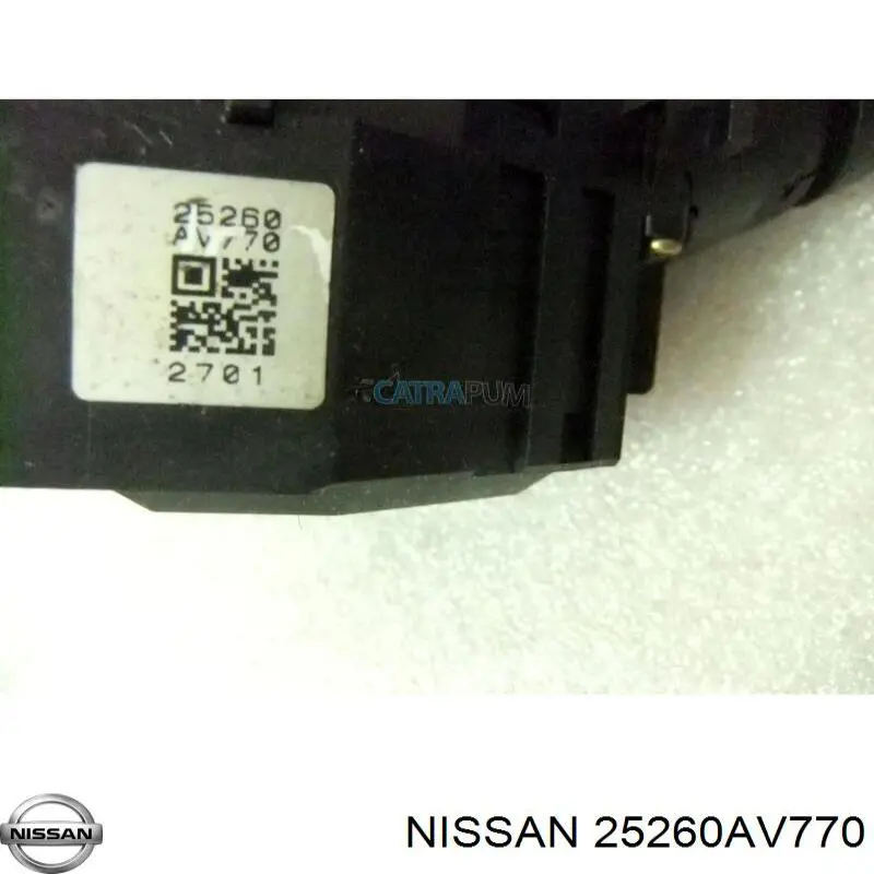 Comprar 25260AV770 Nissan/Infiniti Conmutador derecho de la columna de dirección
