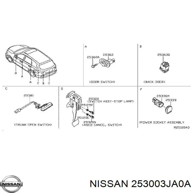 253003JA0A Nissan