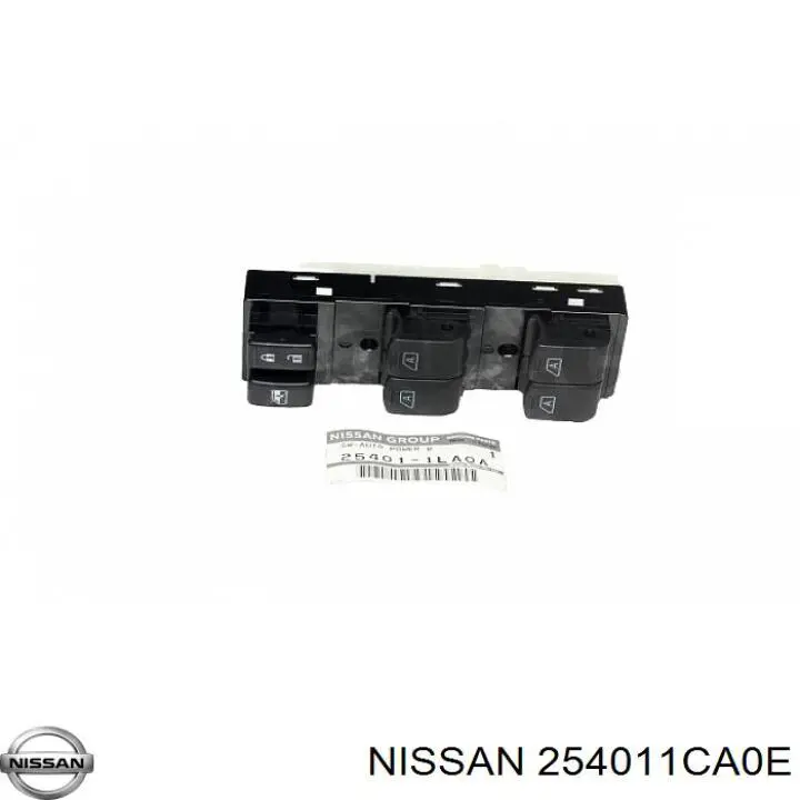 254011CA6A Nissan unidad de control elevalunas delantera izquierda