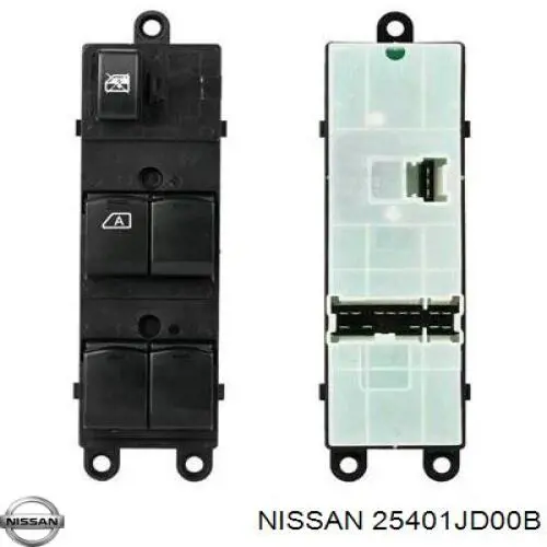 Unidad de control de elevalunas delantera izquierda Nissan/Infiniti 25401JD00B precio, desde 55,34 EUR