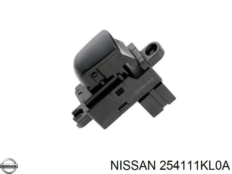 254111KL0A Nissan botón de encendido, motor eléctrico, elevalunas, trasero