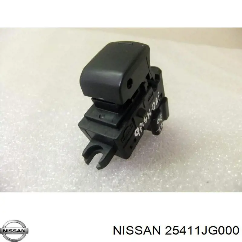 25411JG000 Nissan botón de encendido, motor eléctrico, elevalunas, puerta delantera derecha