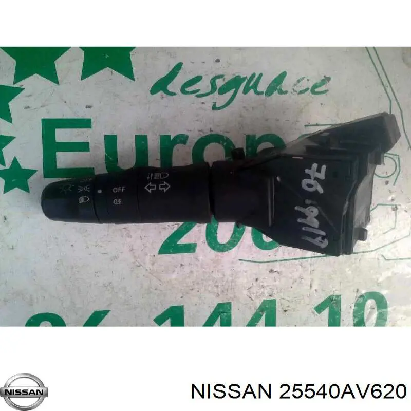 Comprar 25540AV620 Nissan/Infiniti Conmutador izquierdo de la columna de dirección