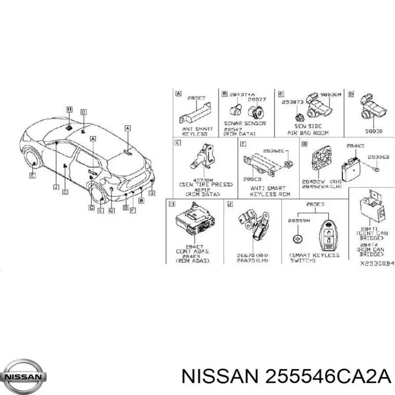 255546CA2A Nissan