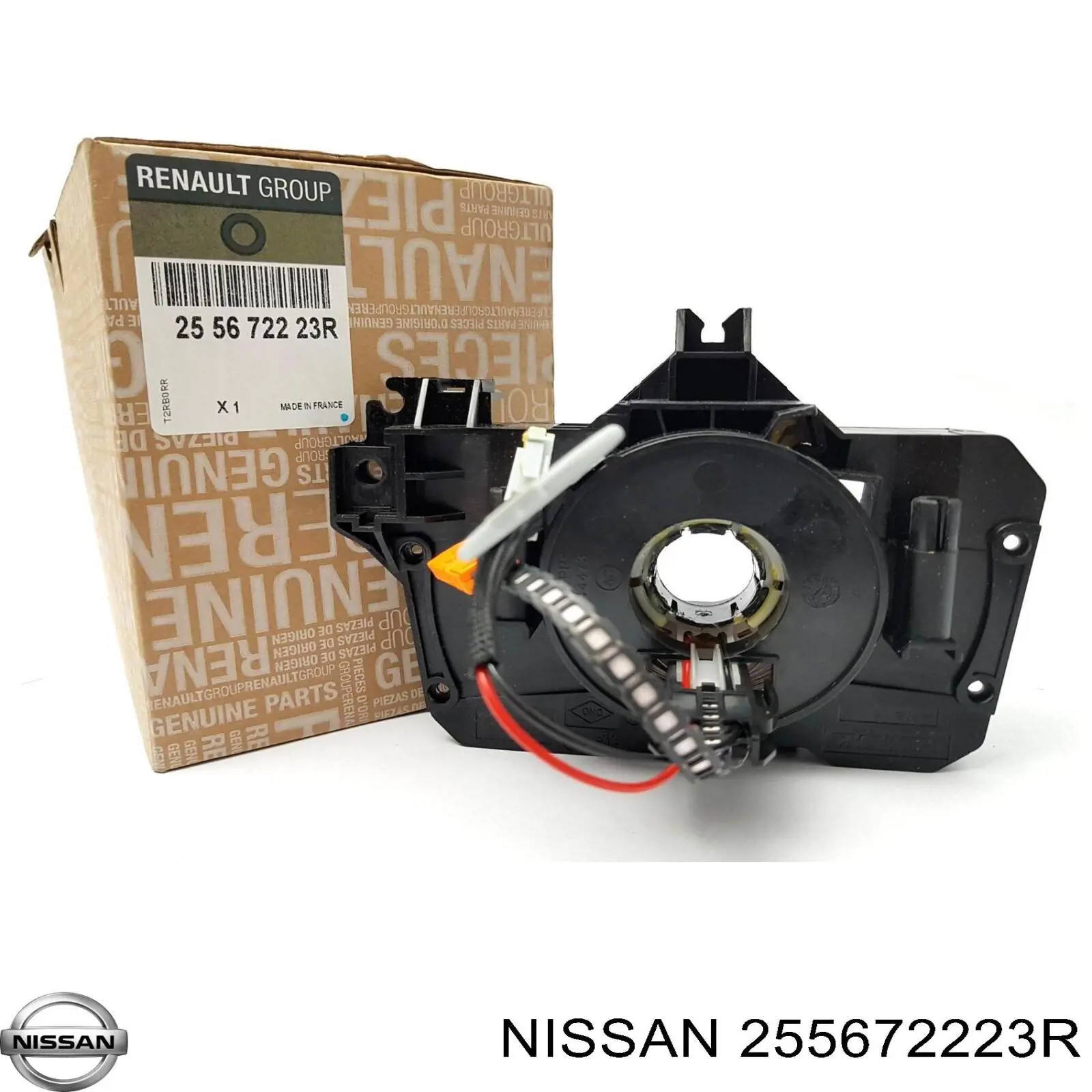 255672223R Nissan/Infiniti Anillo de AIRBAG 