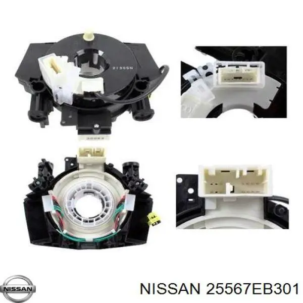 Interruptor central de la columna de dirección Nissan/Infiniti 25567EB301