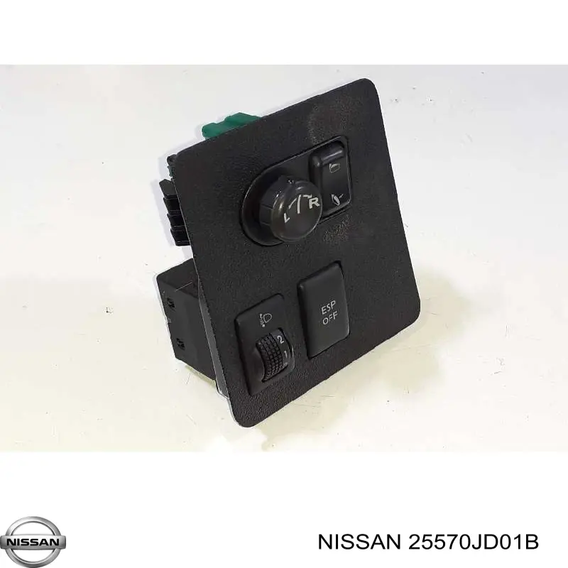 25570JD01B Nissan/Infiniti Módulo de espejos retrovisores, salpicadero