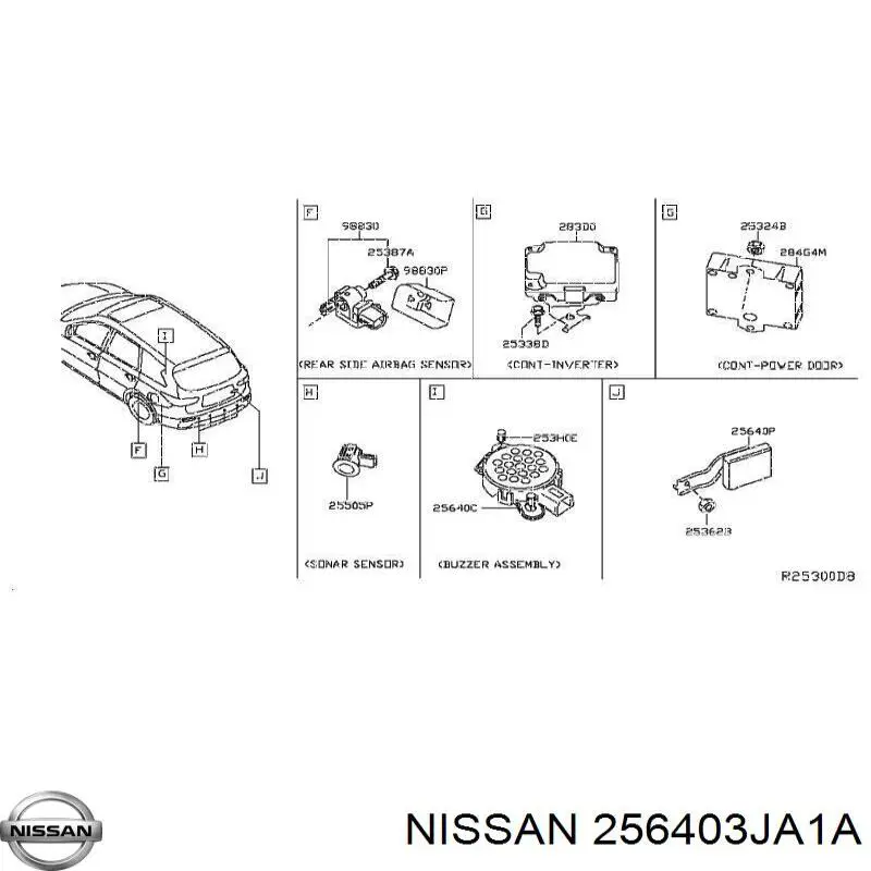 256403JA1A Nissan